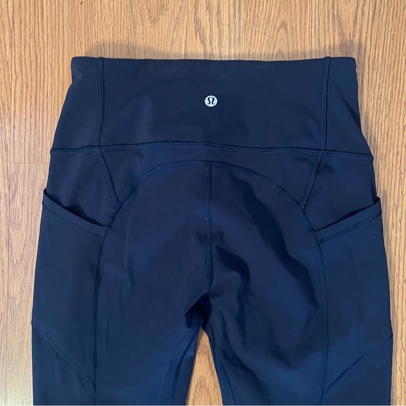 Lululemon Women’s Navy Blue High-Waisted Leggings Size 6 - Picture 6 of 8